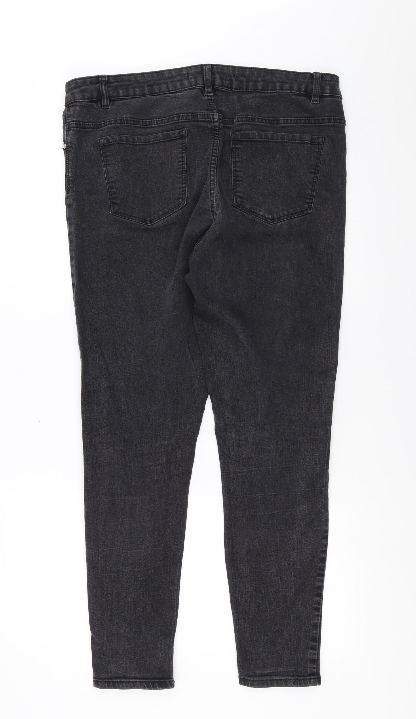 George Womens Grey  Denim Skinny Jeans Size 36 in L28 in