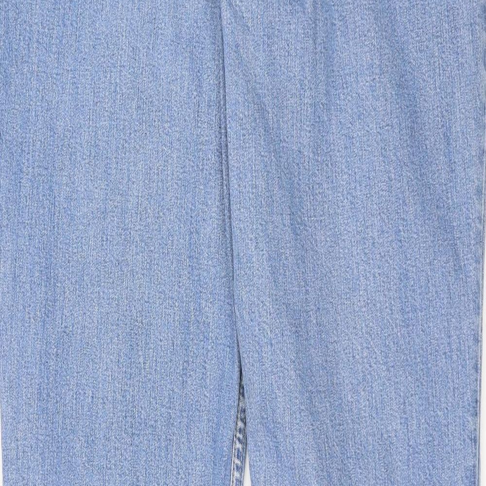Marks and Spencer Womens Blue  Denim Bootcut Jeans Size 16 L33 in - Long leg