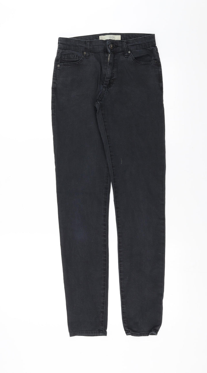Topshop Womens Black Denim Skinny Jeans Size 26 in L30 in