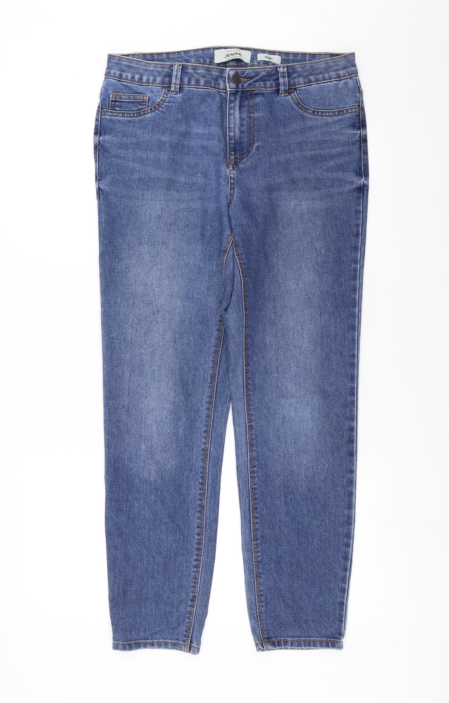 New Look Womens Blue  Denim Skinny Jeans Size 12 L29 in