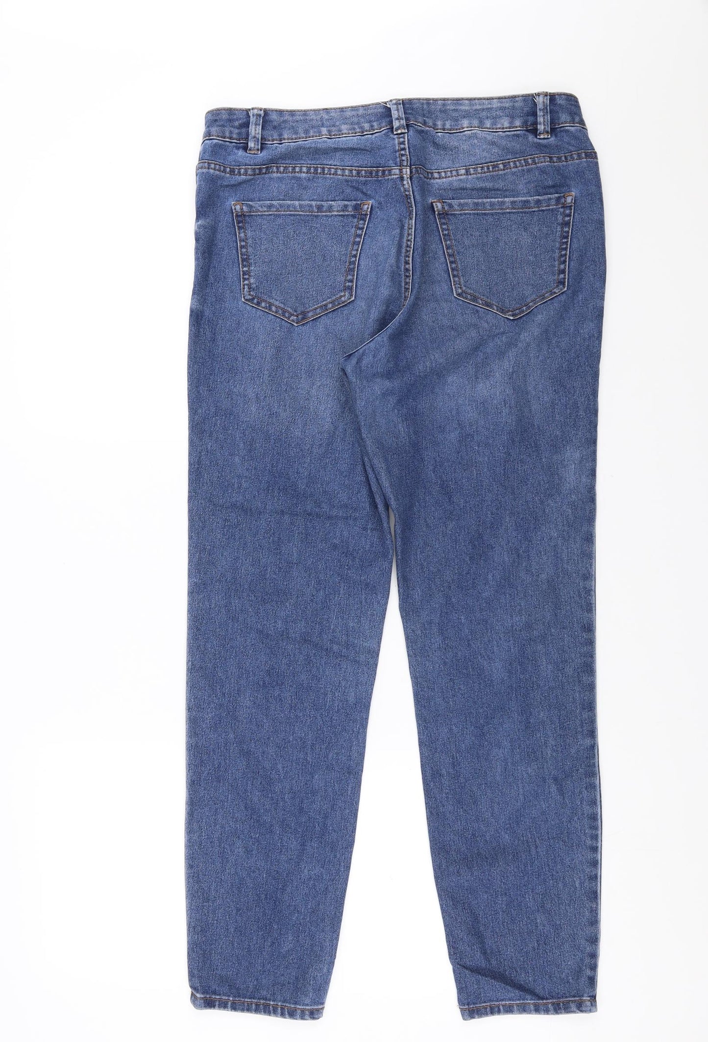 New Look Womens Blue  Denim Skinny Jeans Size 12 L29 in
