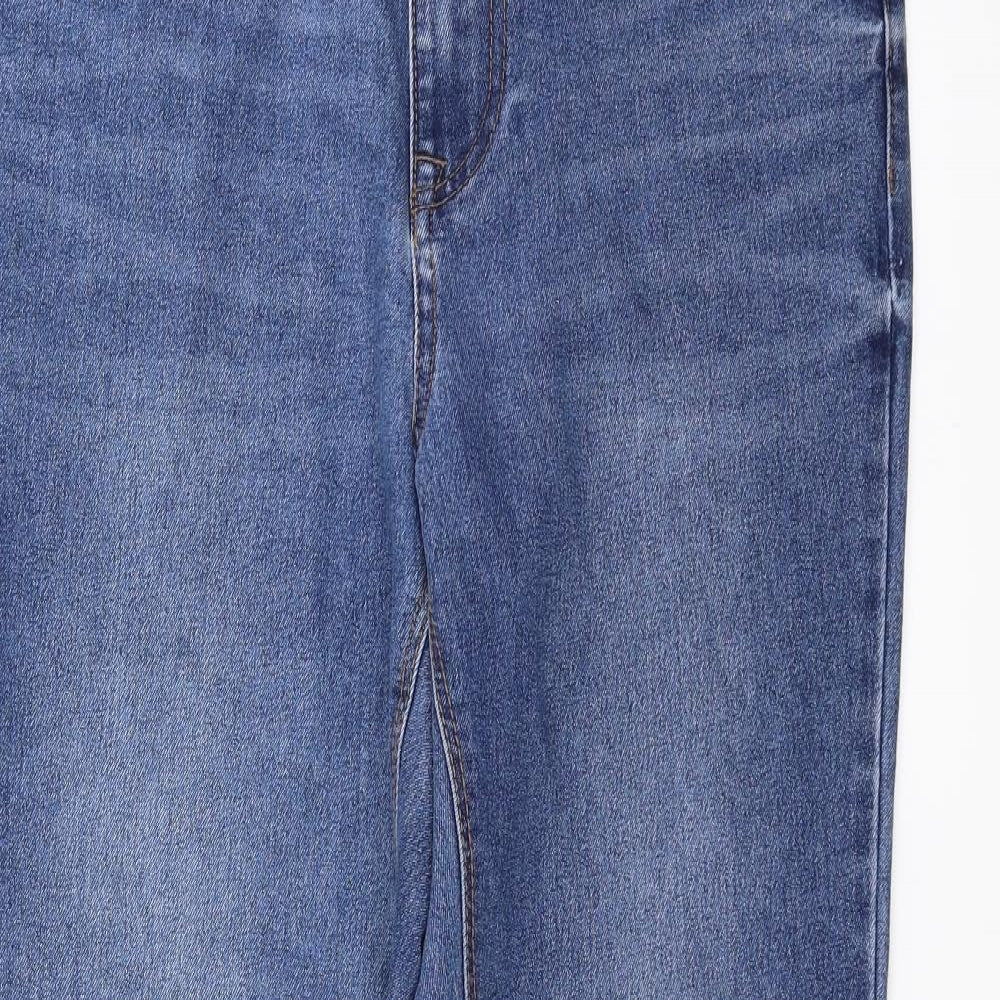 New Look Womens Blue  Denim Skinny Jeans Size 12 L29 in