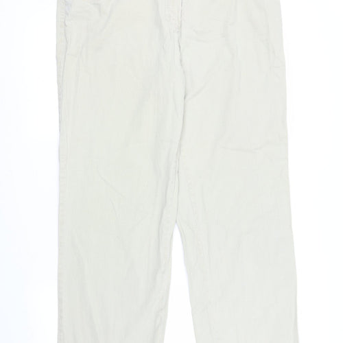 Basler Womens Beige  Denim Straight Jeans Size M L30 in