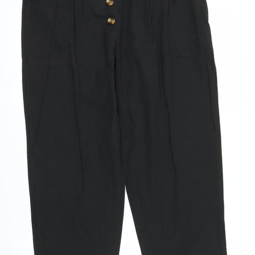 Preworn Womens Black   Capri Trousers Size XL L25 in