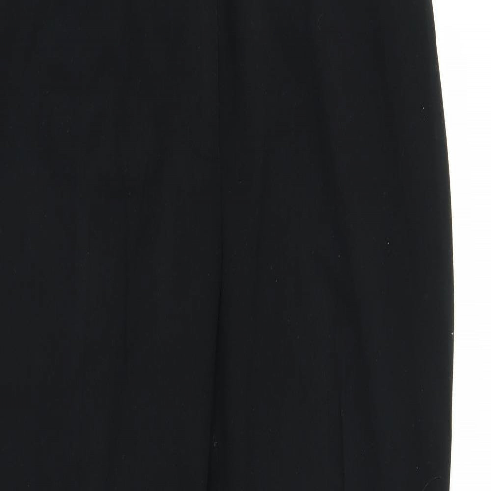 M&S Womens Black   Trousers  Size 12 L27 in