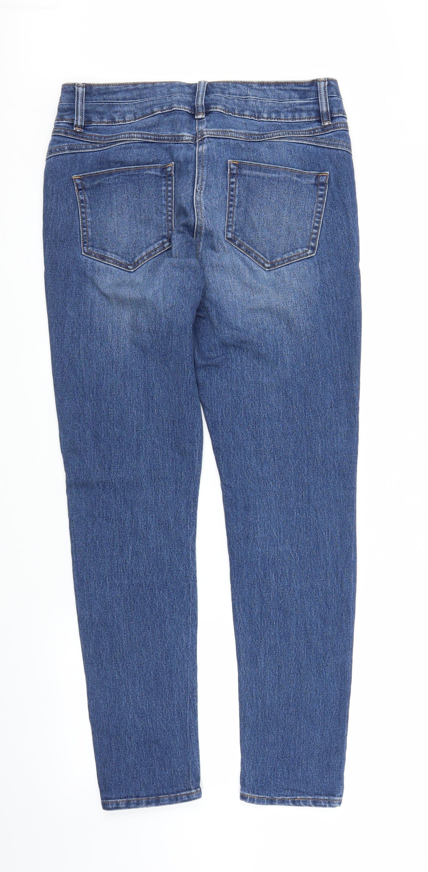 NEXT Womens Blue  Denim Skinny Jeans Size 10 L28 in