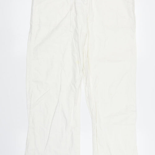 TU Womens White   Trousers  Size 12 L27 in