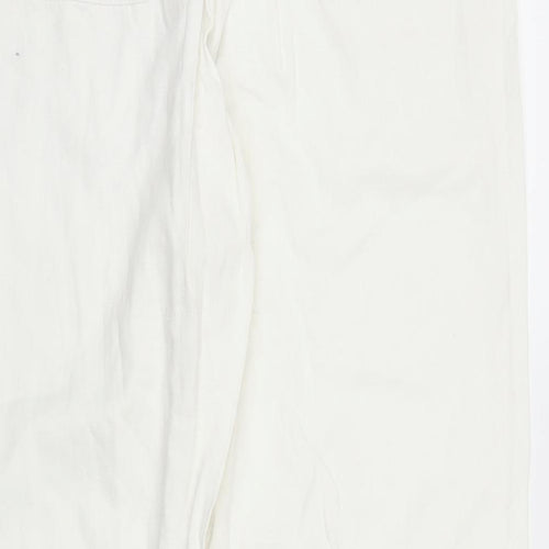 TU Womens White   Trousers  Size 12 L27 in