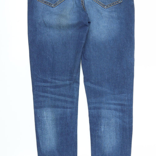 Stradivarius Womens Blue  Denim Skinny Jeans Size 10 L27 in