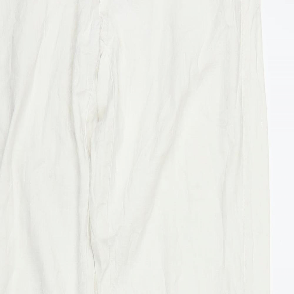 Just Play Womens White   Capri Trousers Size 31 in L28 in