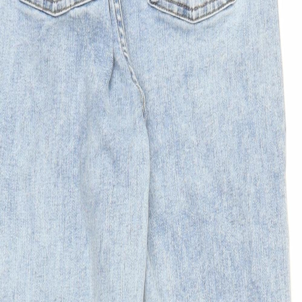 TU Womens Blue  Denim Mom Jeans Size 8 L25 in