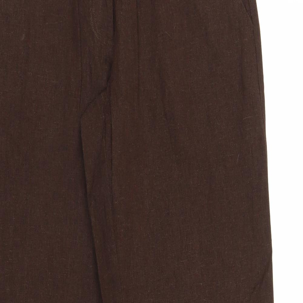 Primark Womens Brown   Bloomer Trousers Size 10 L29 in