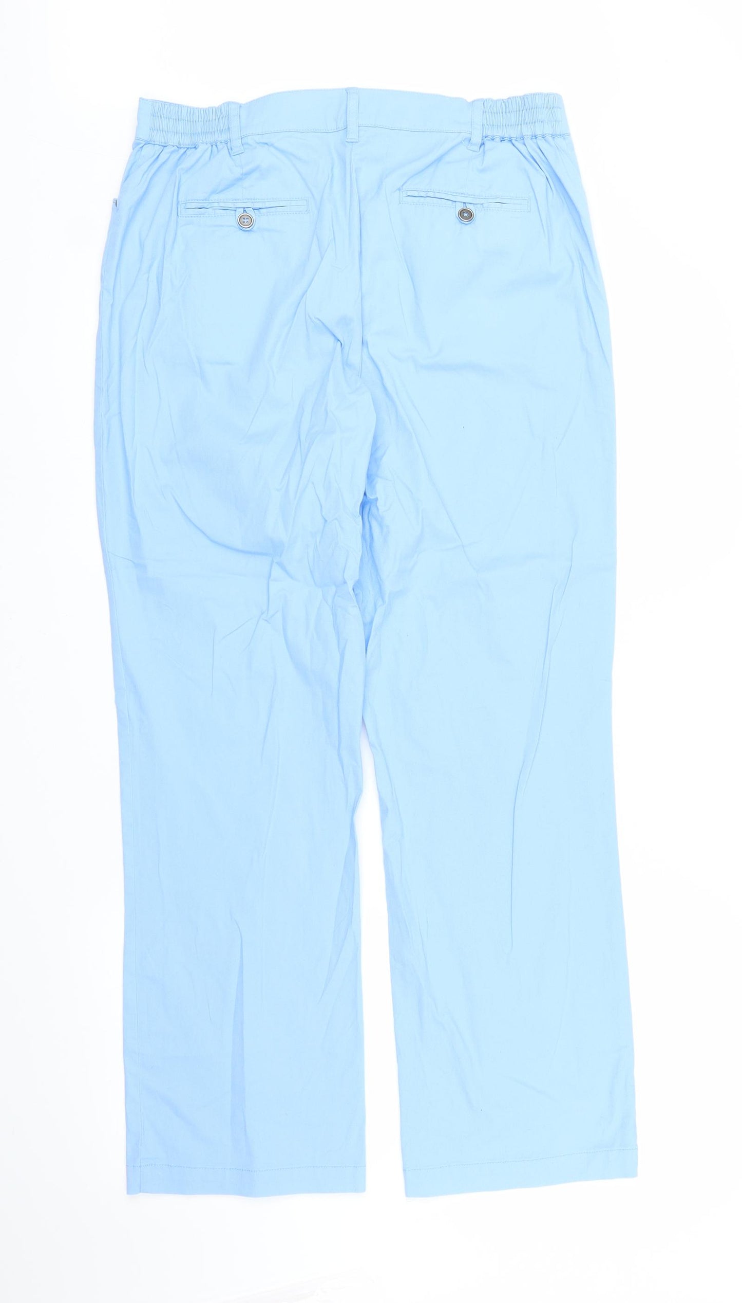 Cotton Traders Womens Blue   Trousers  Size 14 L29.5 in