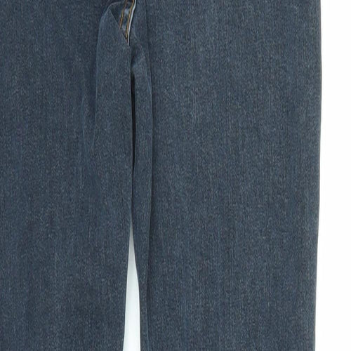PRETTYLITTLETHING Womens Blue  Denim Skinny Jeans Size 10 L28 in