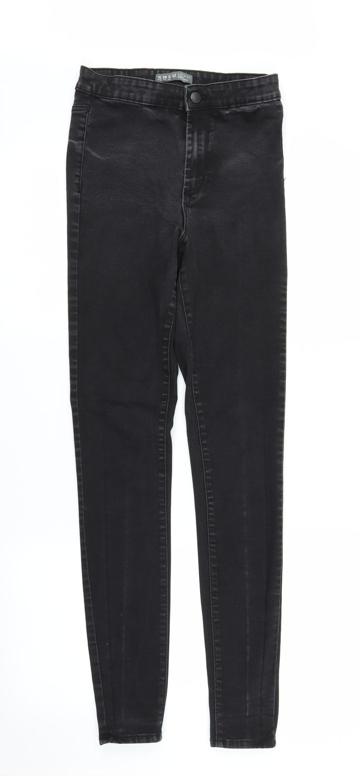 Primark Womens Black Denim Skinny Jeans Size 10 L31 in