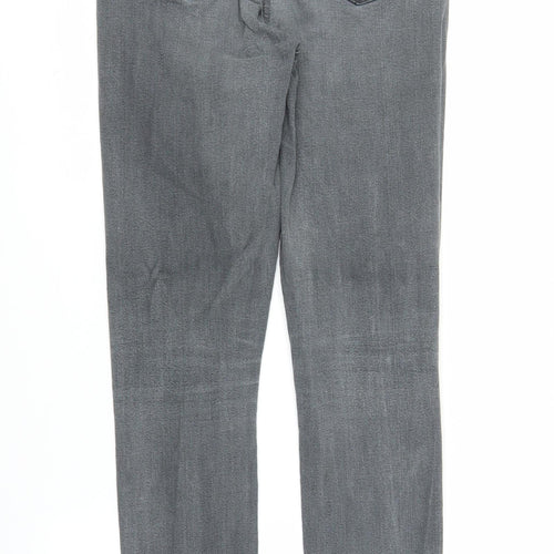 George Womens Grey  Denim Skinny Jeans Size 10 L31 in