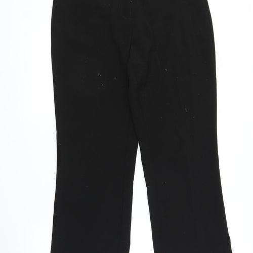 Mia Moda Womens Black   Trousers  Size 12 L25 in