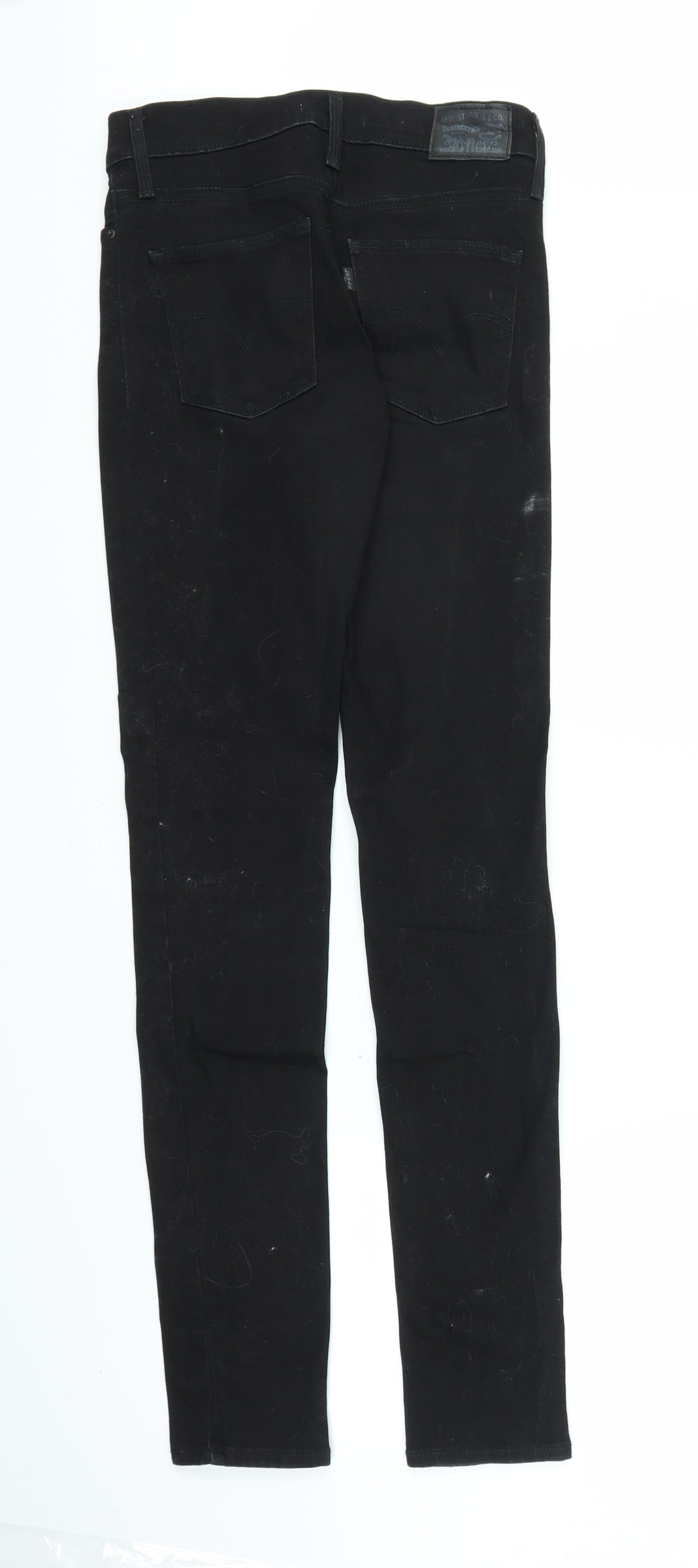 Levis Mens Black  Denim Skinny Jeans Size 26 in L32 in