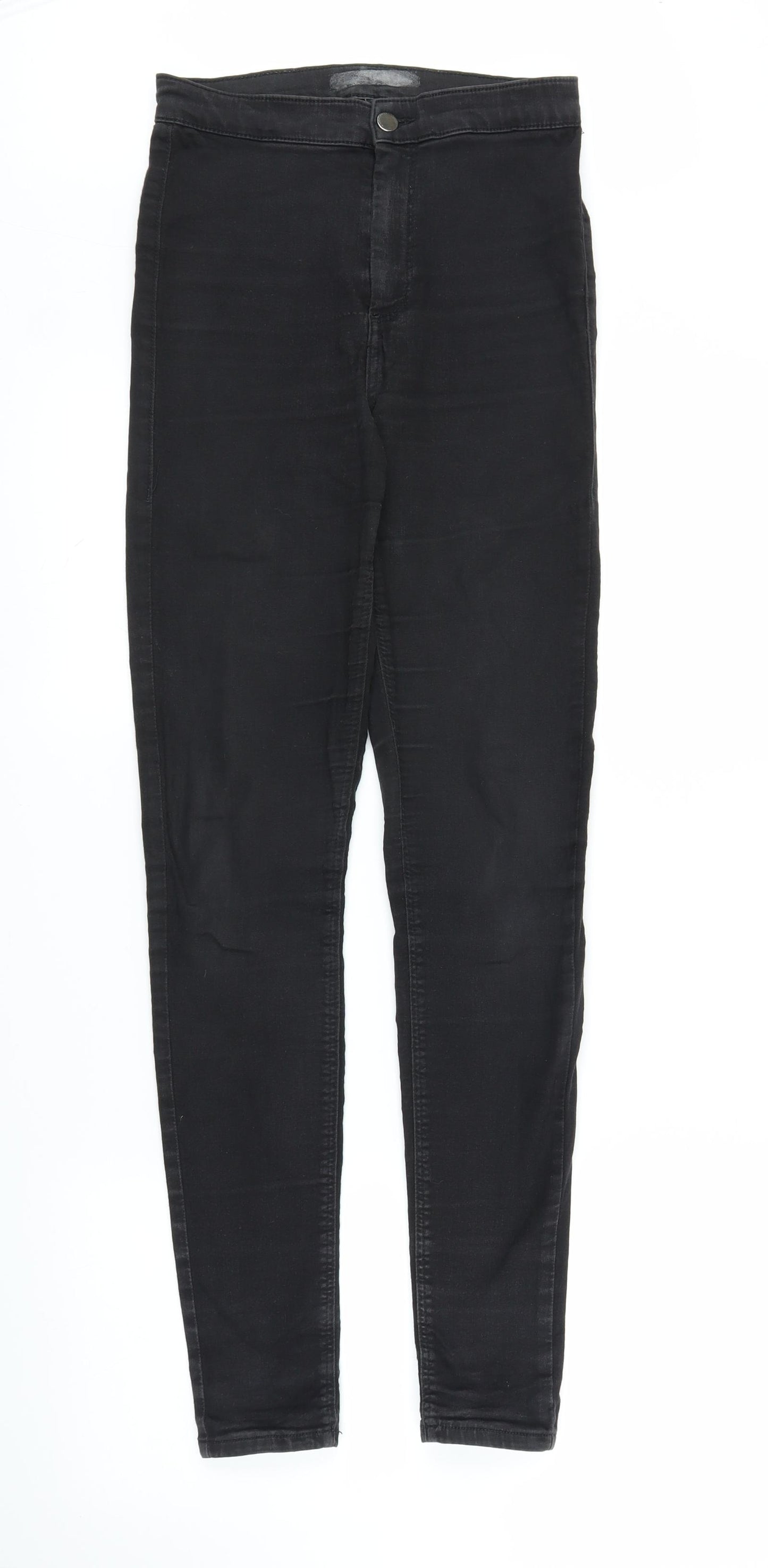 Topshop Mens Black  Denim Skinny Jeans Size 28 in L34 in