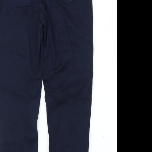 M&S Womens Blue  Denim Cropped Jeans Size 12 L20 in