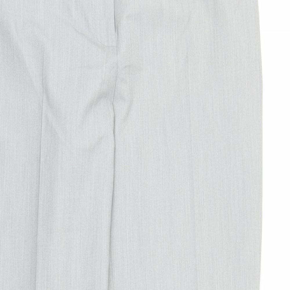 Dorothy Perkins Womens Grey   Capri Trousers Size 10 L26 in