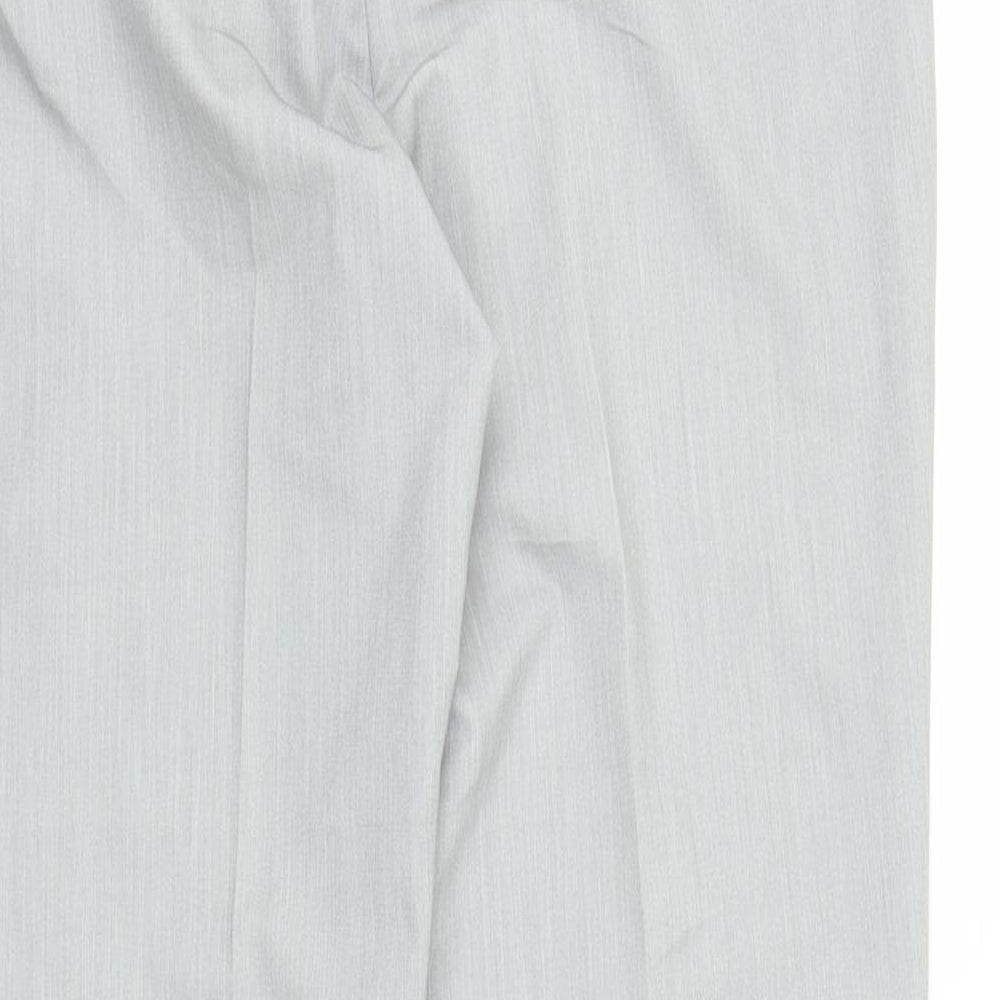 Dorothy Perkins Womens Grey   Capri Trousers Size 10 L26 in