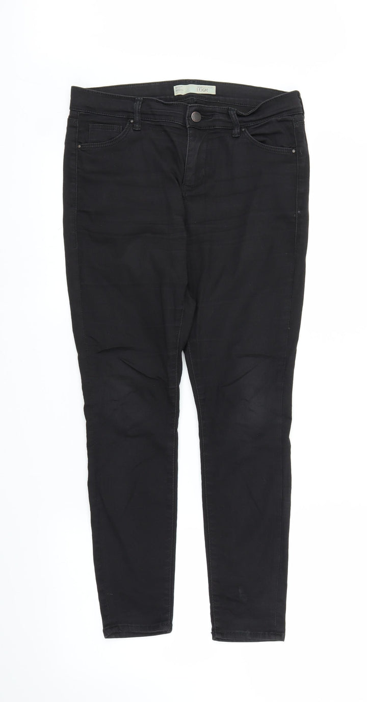 Topshop Womens Black Denim Jegging Jeans Size 30 in L25 in