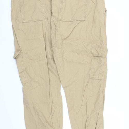 Primark Womens Beige   Cargo Trousers Size 20 L29 in
