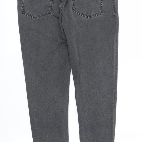 M&S Womens Grey   Skinny Jeans Size 12 L25 in