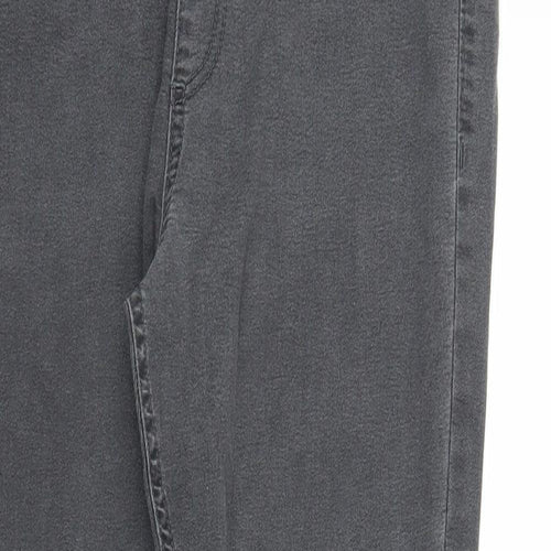 M&S Womens Grey   Skinny Jeans Size 12 L25 in
