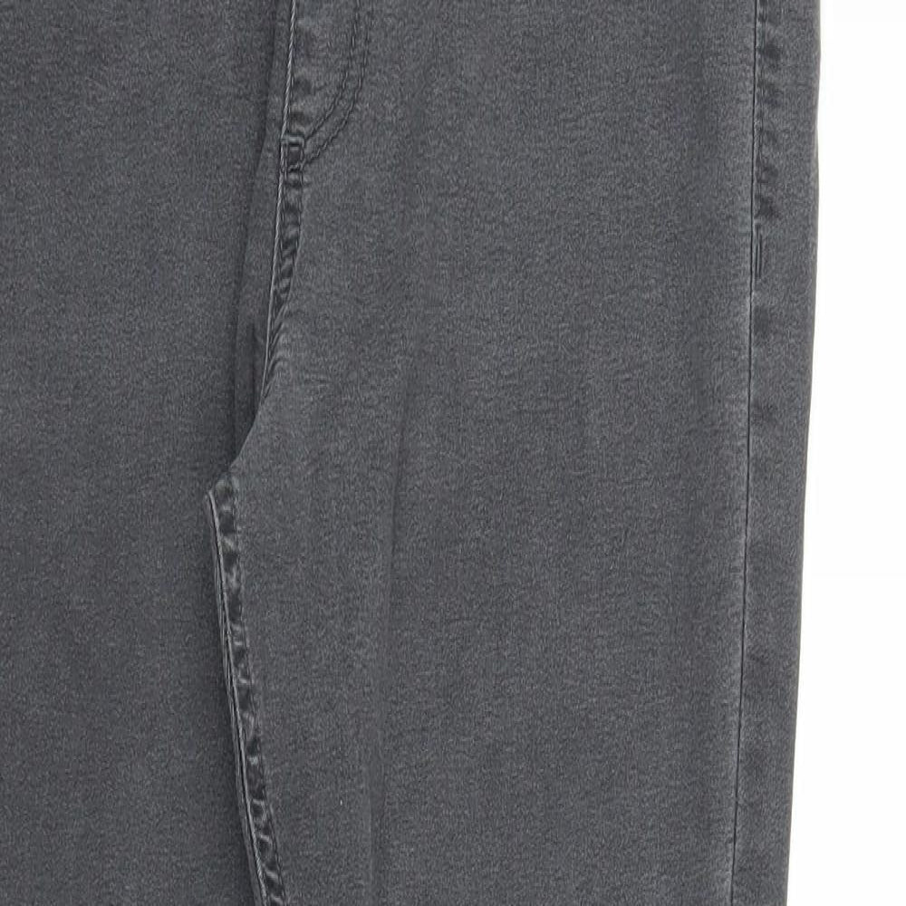 M&S Womens Grey   Skinny Jeans Size 12 L25 in
