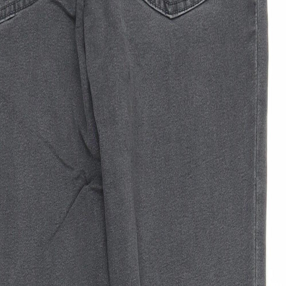 M&S Womens Grey   Skinny Jeans Size 12 L25 in