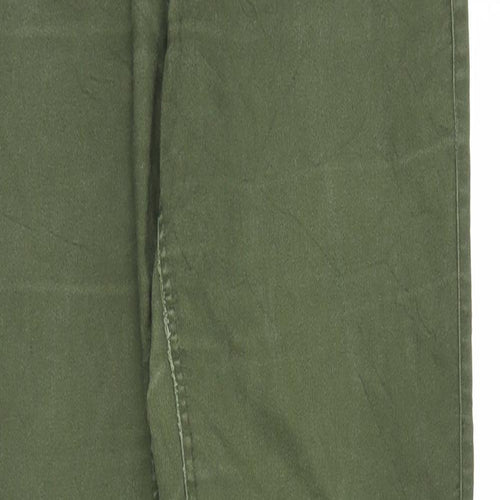 H&M Womens Green  Denim Jegging Jeans Size 8 L28 in