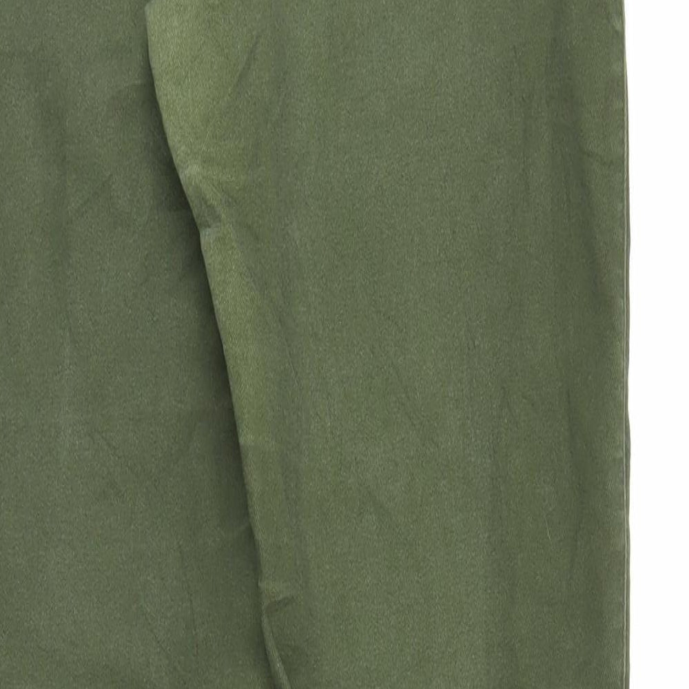 H&M Womens Green  Denim Jegging Jeans Size 8 L28 in