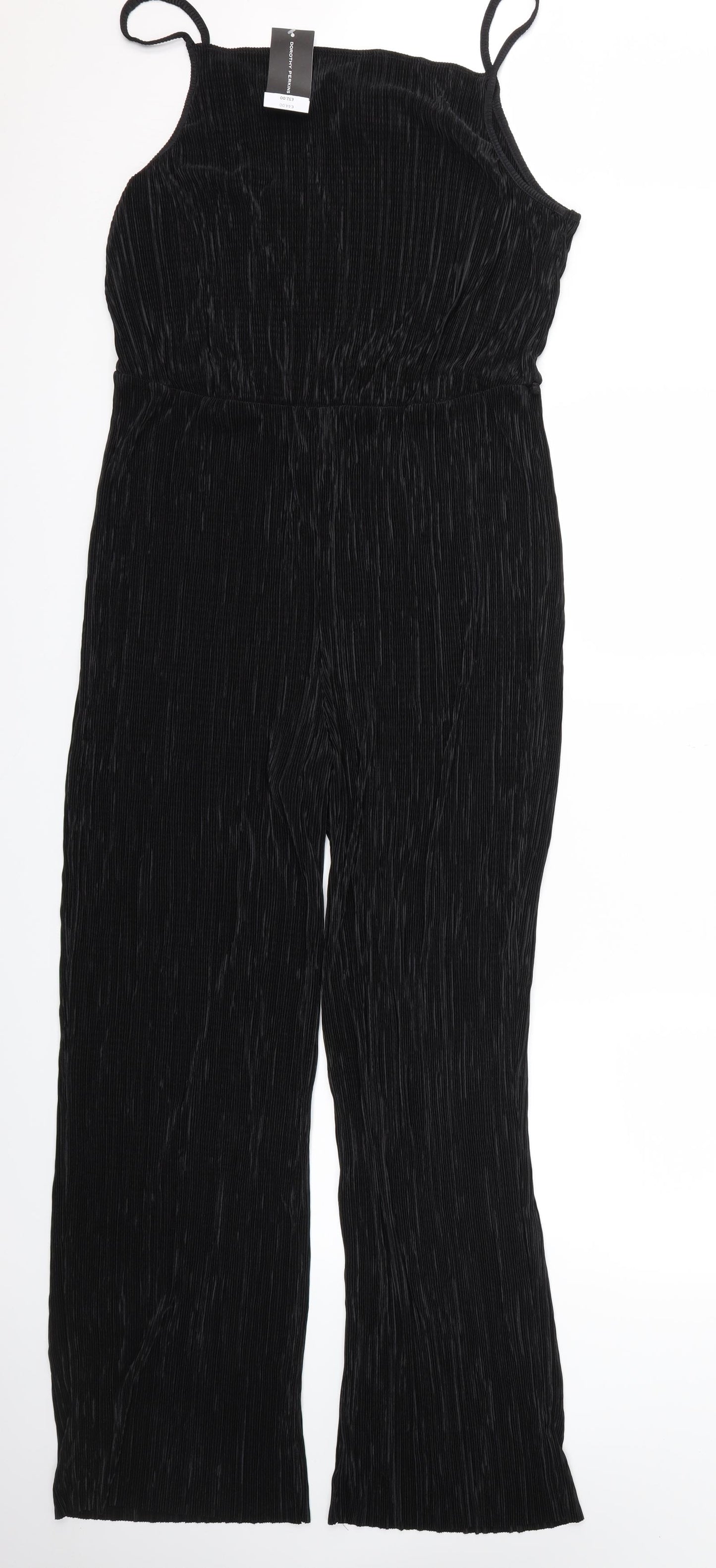 Dorothy Perkins Womens Black   Jumpsuit One-Piece Size 18 L29 in