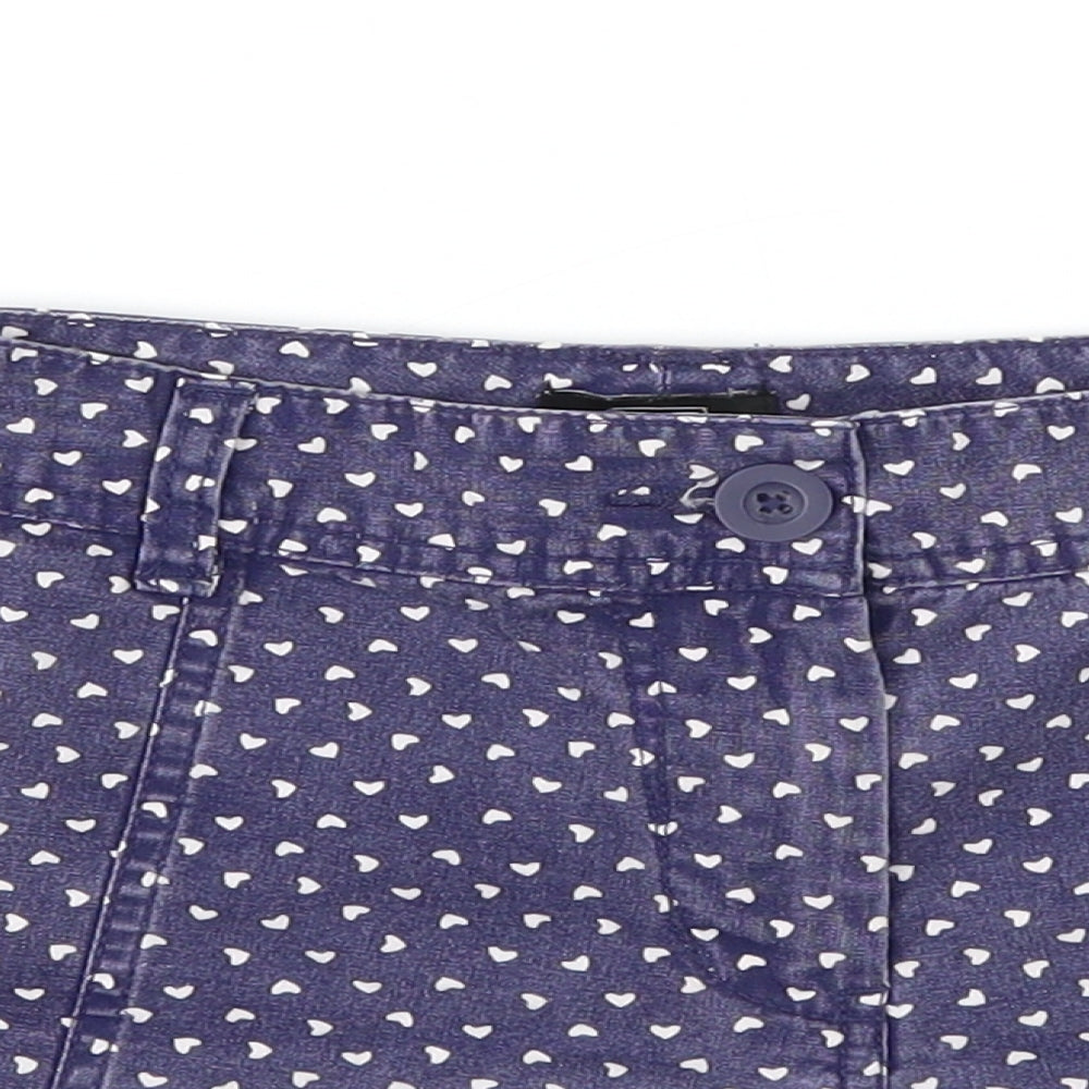 F&F Womens Black Polka Dot  Hot Pants Shorts Size 10