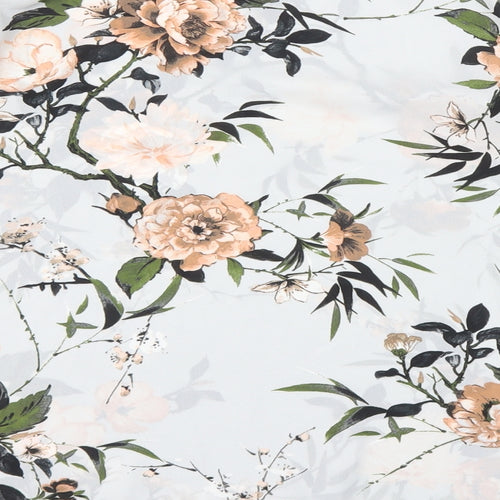 Dorothy Perkins Womens Grey Floral  Basic T-Shirt Size 10