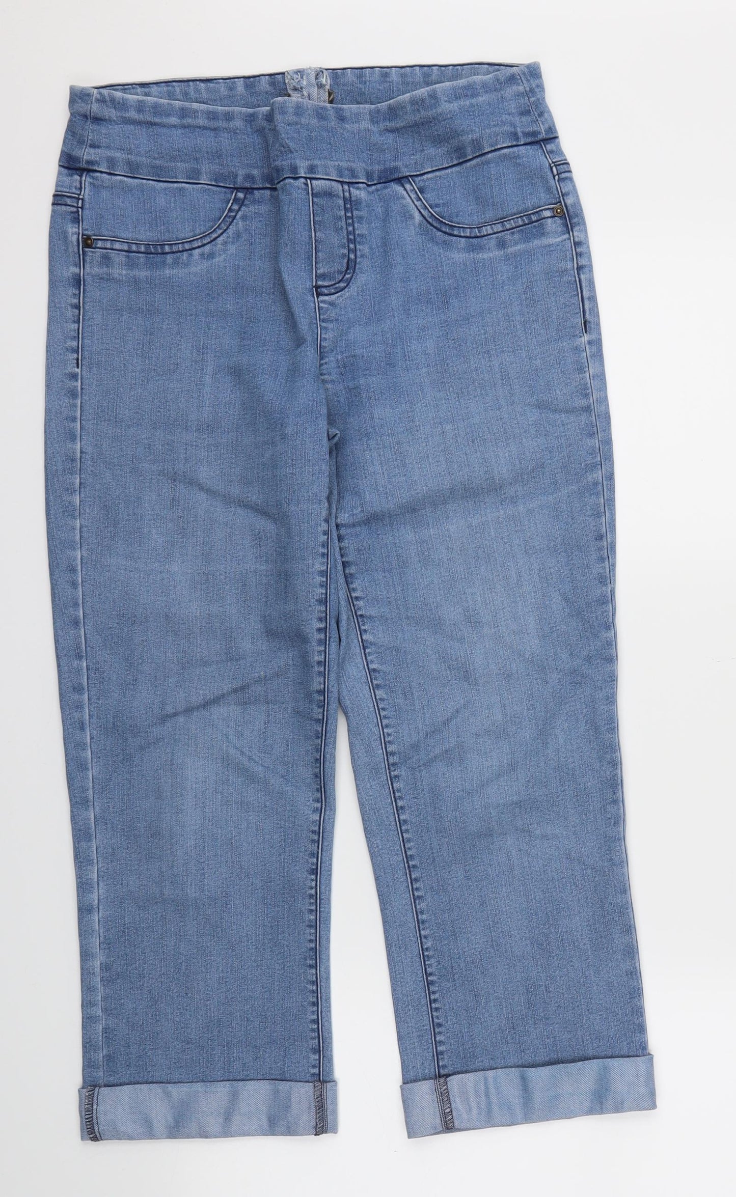 Preworn Womens Blue   Capri Jeans Size 30 in L23 in