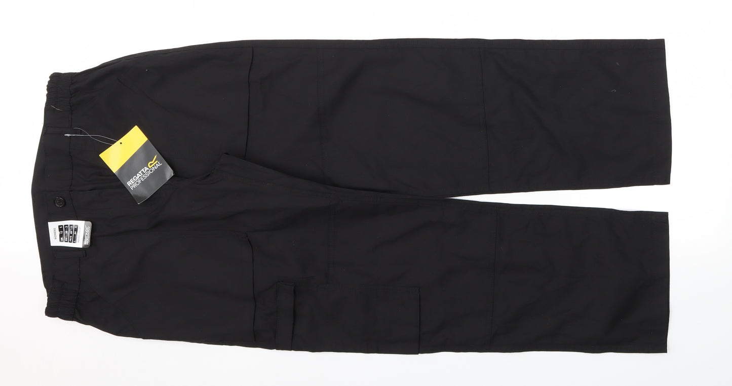 reggata Womens Black   Trousers  Size 12 L27 in