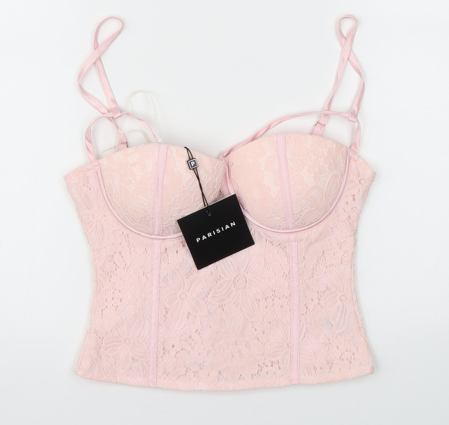 Parisan Womens Pink   Basic T-Shirt Size 6