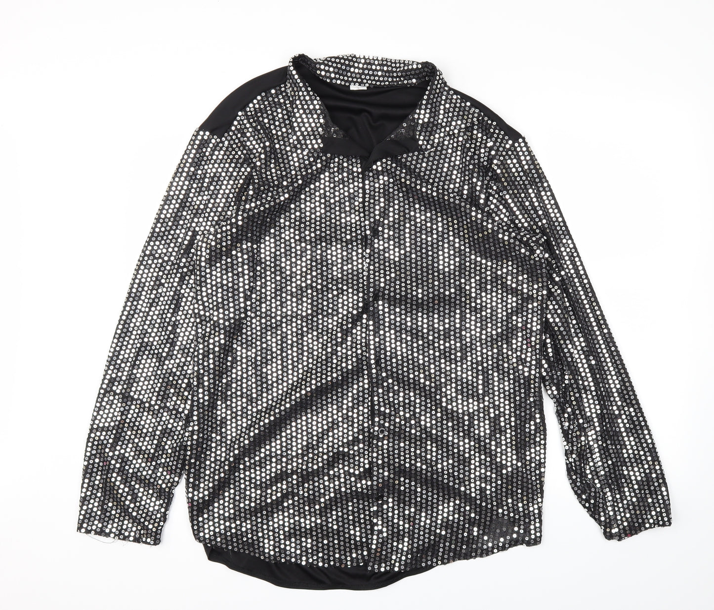 Preworn Womens Black   Basic T-Shirt Size L