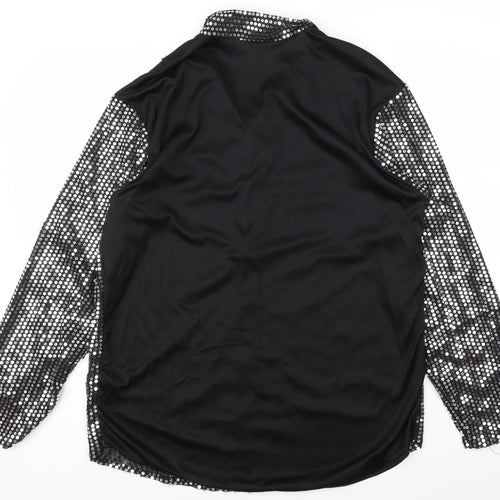 Preworn Womens Black   Basic T-Shirt Size L