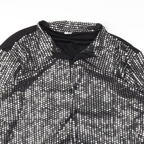 Preworn Womens Black   Basic T-Shirt Size L