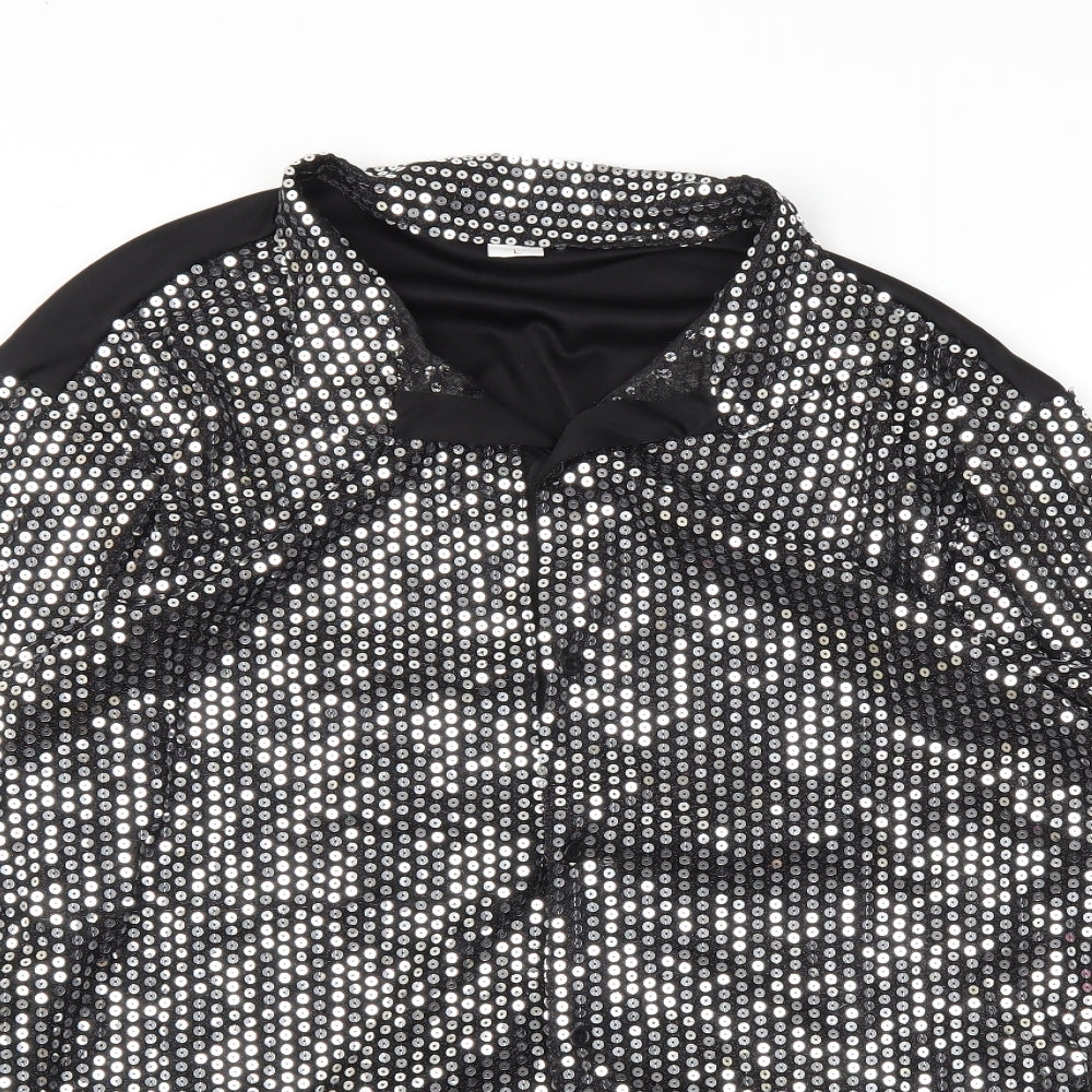 Preworn Womens Black   Basic T-Shirt Size L