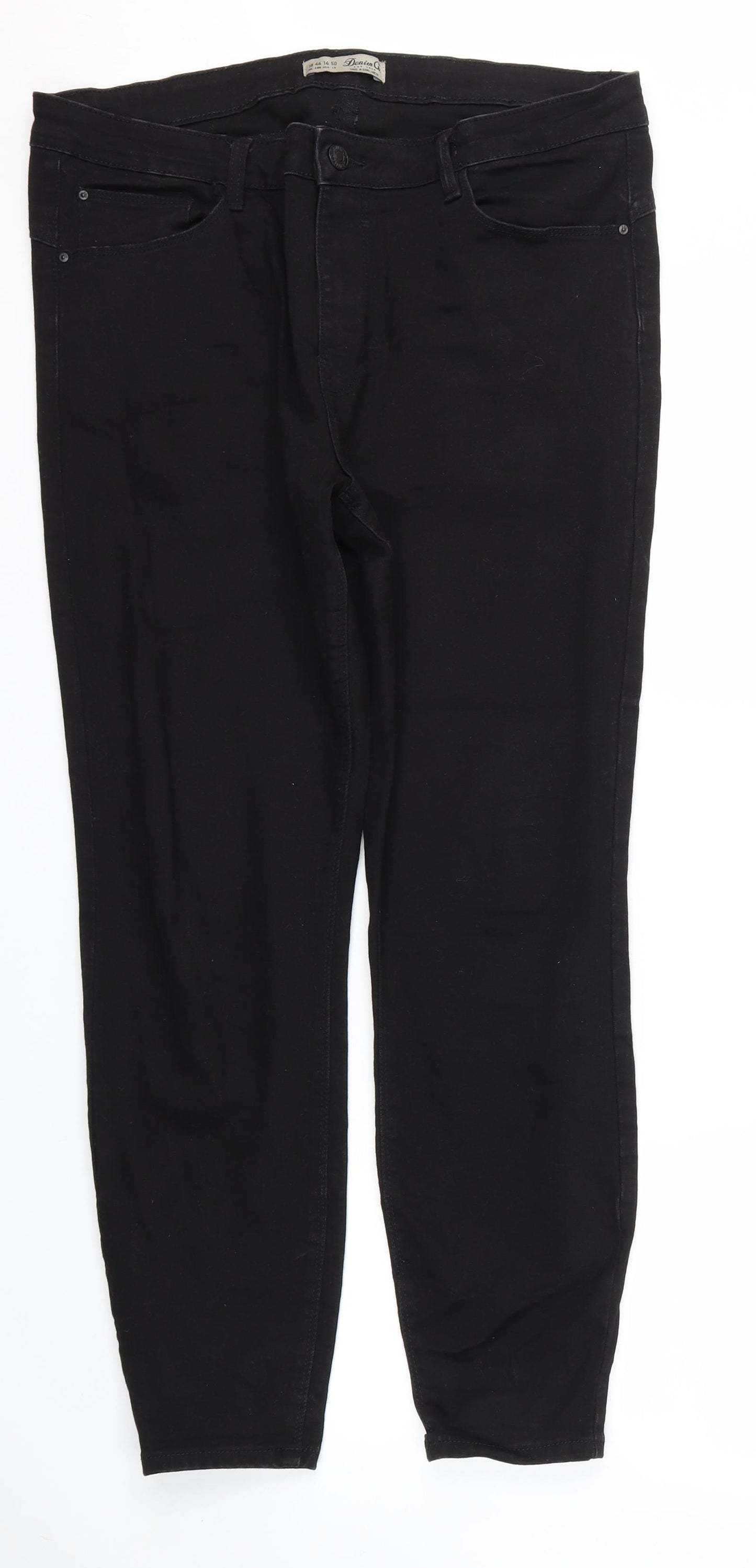 DENIM&CO  Womens Black   Skinny Jeans Size 18 L27 in