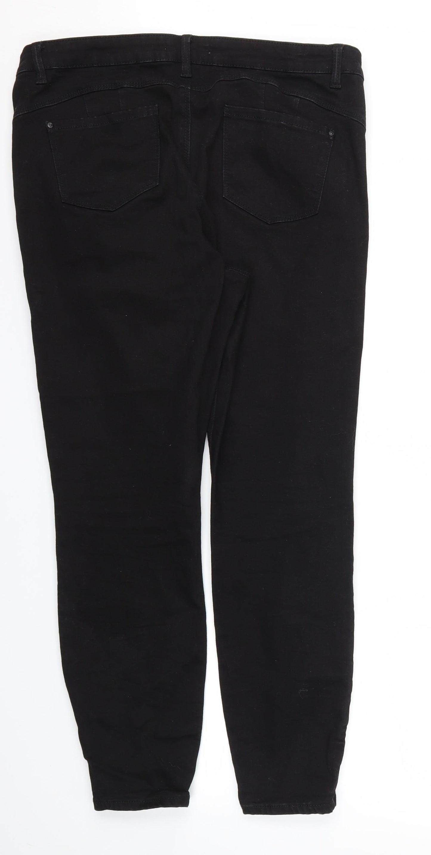DENIM&CO  Womens Black   Skinny Jeans Size 18 L27 in