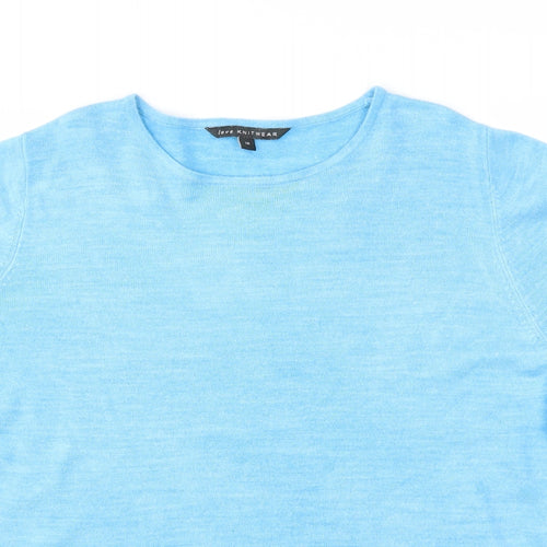 Love knitwear Womens Blue   Basic T-Shirt Size 18