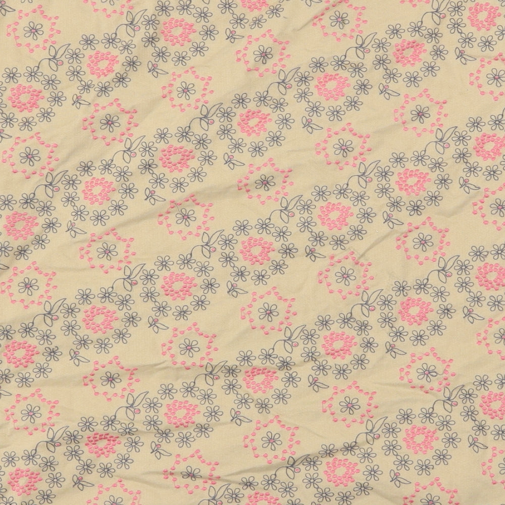mudd & water Womens Beige Floral  A-Line Skirt Size 16