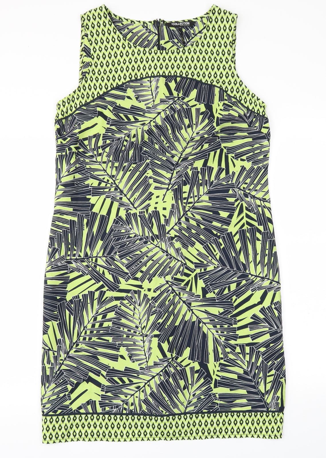 Debehams Womens Gold Floral  A-Line  Size 12