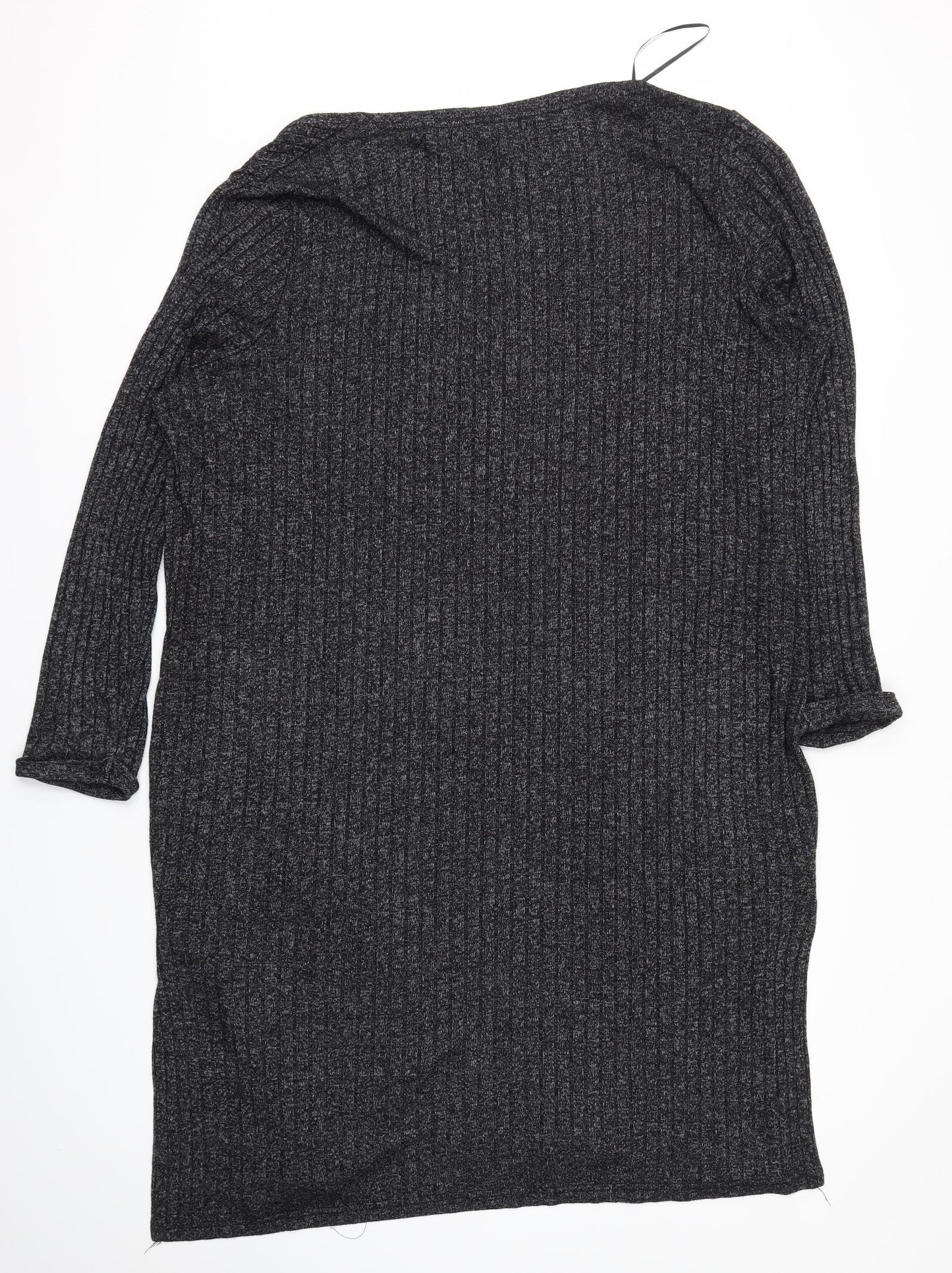 NEW LOOK CURVE Womens Grey   Cardigan Jumper Size 22